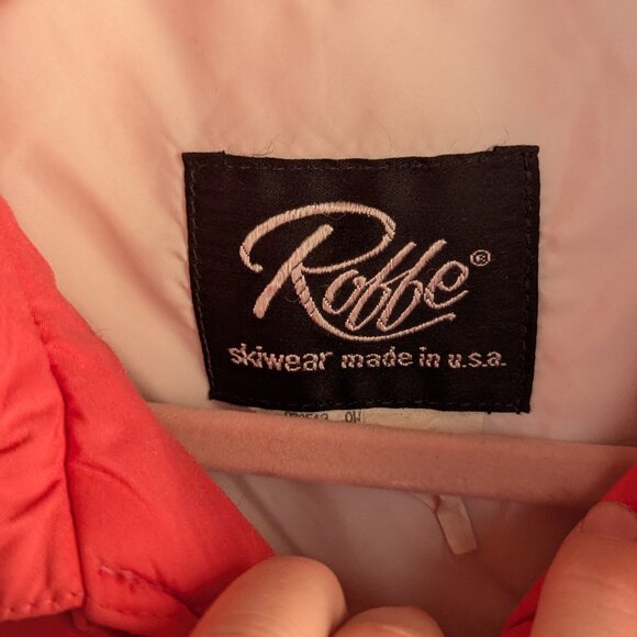 Vintage 80s 90s Pink, Blue & White Ladies "Dazzler" Snowsuit Size 12 - Picture 4 of 10